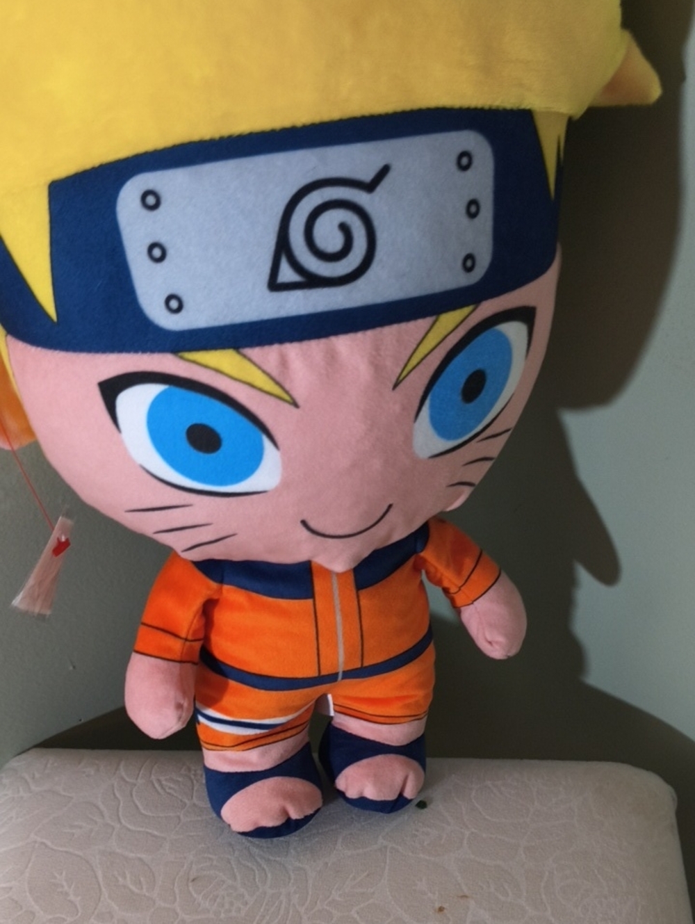Anime Character Plush Toy - Orange and Blue Kids Stuffed Animal